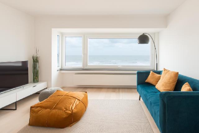 Prachtig Zeezicht Appartement Oostende Exteriör bild